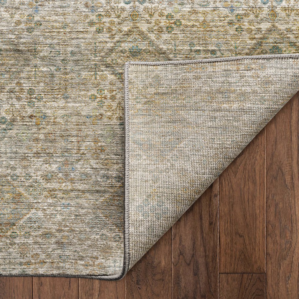 Machine Washable Aristo AR1 Ivory 3' x 5' Rug
