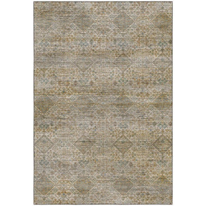 Machine Washable Aristo AR1 Ivory 3' x 5' Rug