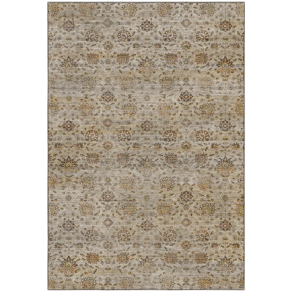 Machine Washable Aristo AR3 Brown 3' x 5' Rug