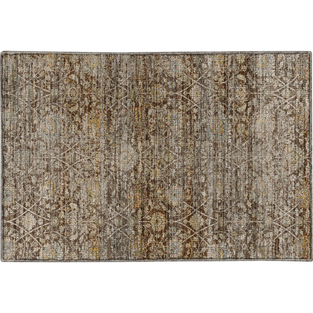 Machine Washable Aristo AR3 Brown 1'8" x 2'6" Rug