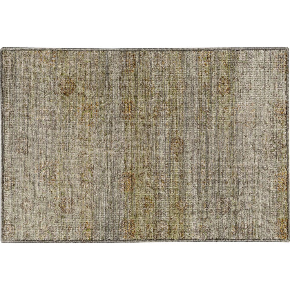 Machine Washable Aristo AR3 Green 1'8" x 2'6" Rug