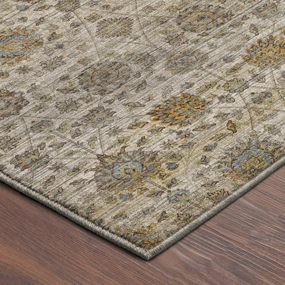 Machine Washable Aristo AR3 Ivory 10' x 14' Rug