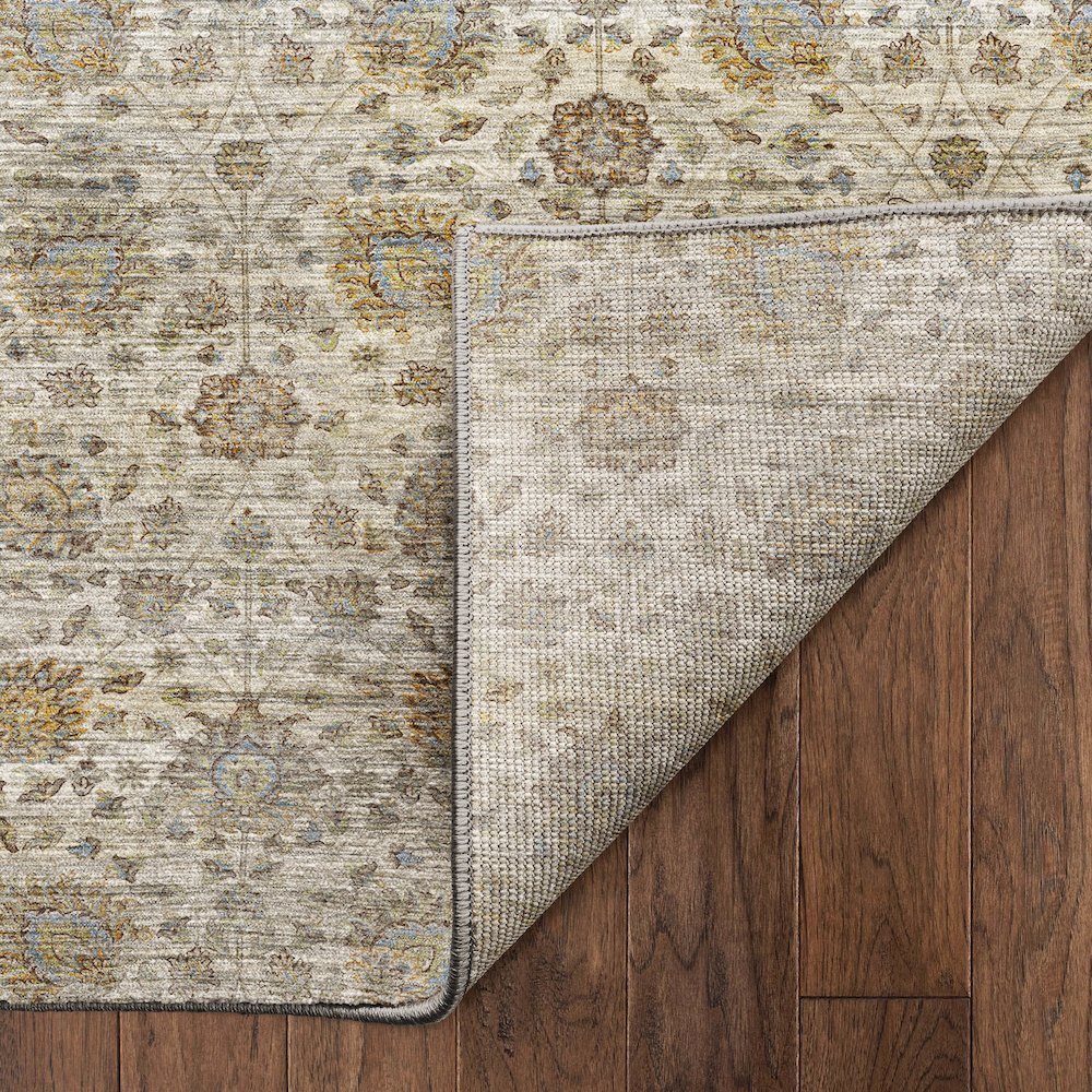 Machine Washable Aristo AR3 Ivory 3' x 5' Rug
