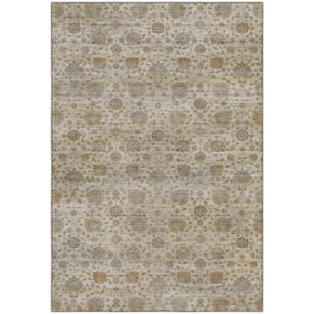 Machine Washable Aristo AR3 Ivory 3' x 5' Rug