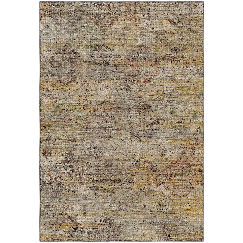 Machine Washable Aristo AR4 Gold 3' x 5' Rug