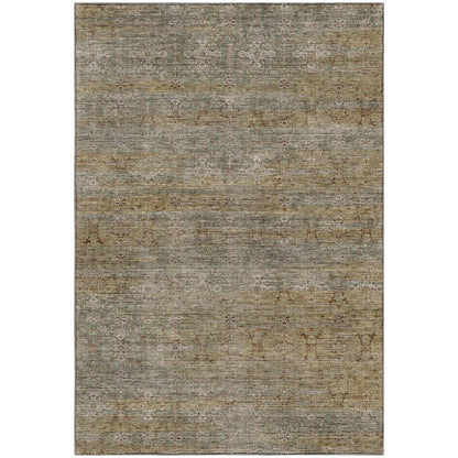 Machine Washable Aristo AR5 Green 2'6" x 3'10" Rug
