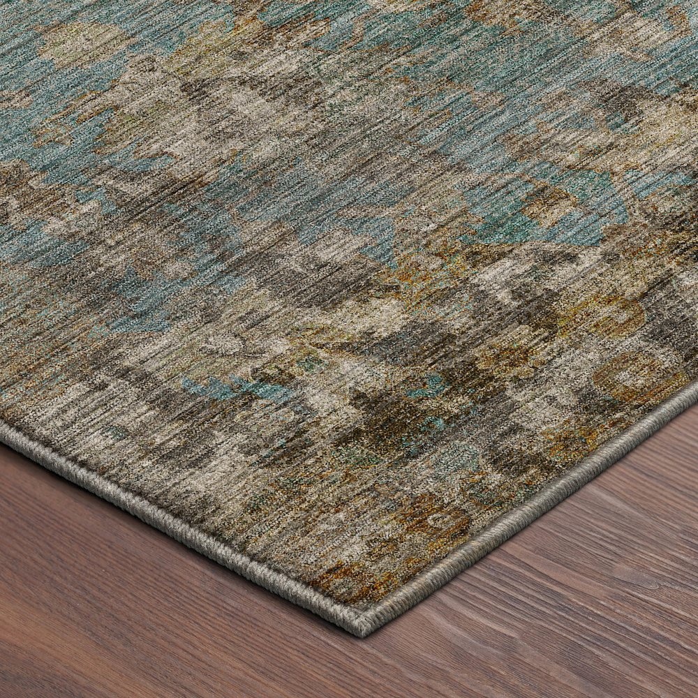 Machine Washable Aristo AR7 Teal 10' x 14' Rug