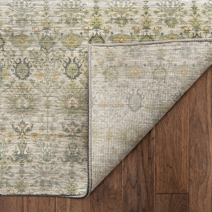Machine Washable Aristo AR9 Ivory 8' x 10' Rug