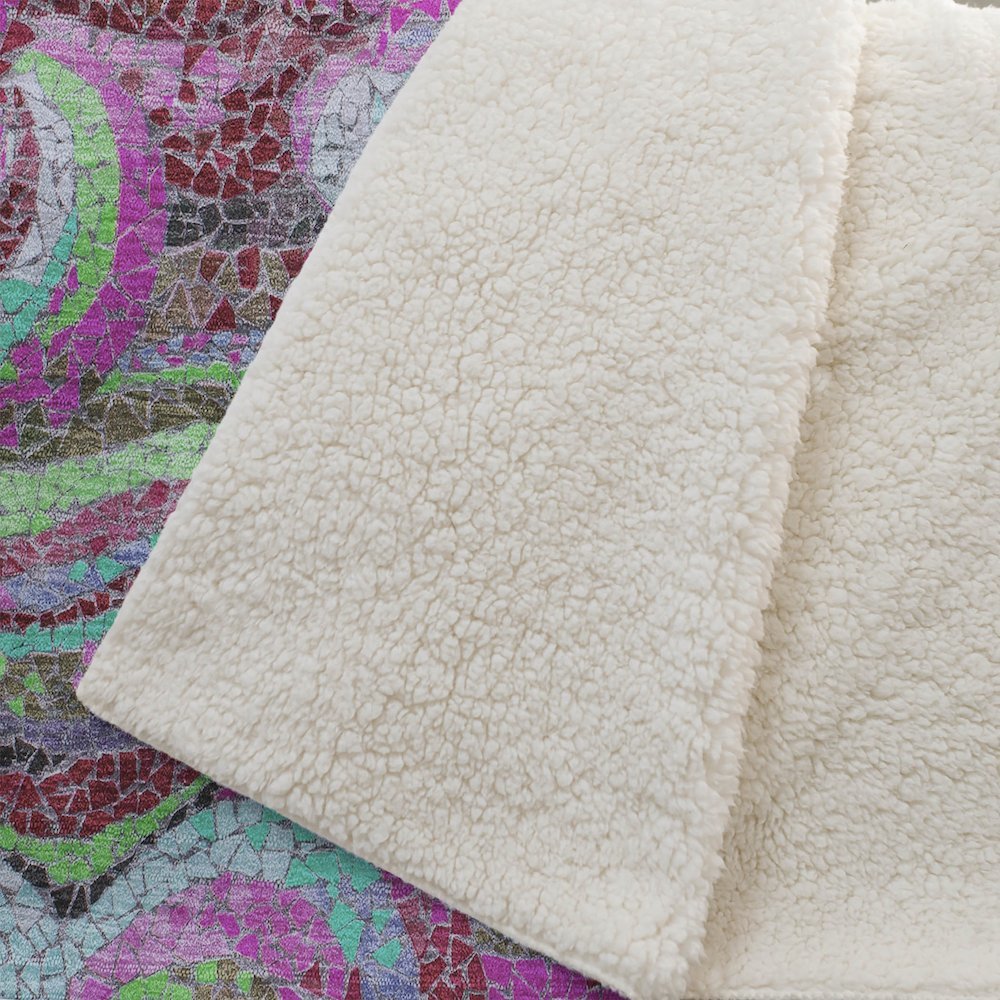 Premium Machine Washable ASB193 Raspberry 50" x 70" Sherpa Throw Blanket
