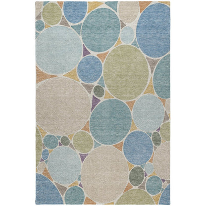 Luxury Washable Kenner KN1 Multi 10' x 14' Rug