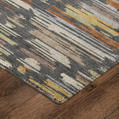 Luxury Washable Kenner KN2 Gray 8' x 10' Rug