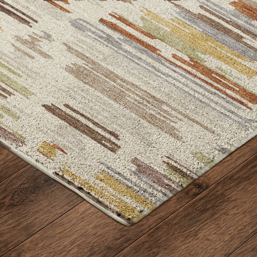 Luxury Washable Kenner KN2 Ivory 1'8" x 2'6" Rug