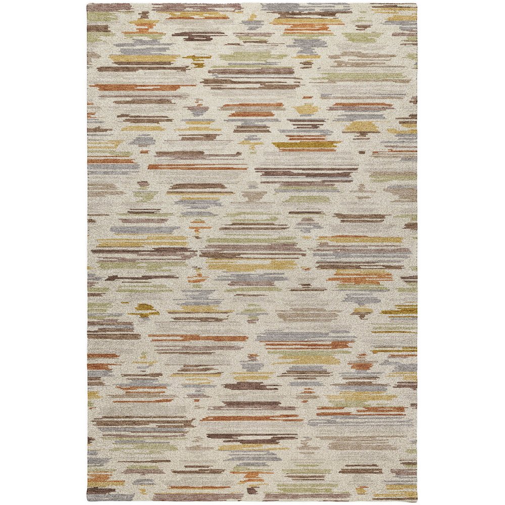 Luxury Washable Kenner KN2 Ivory 6'6" x 9'6" Rug