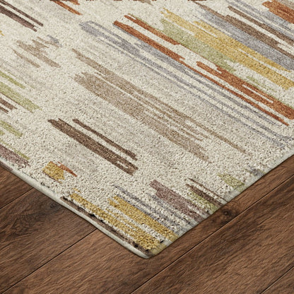 Luxury Washable Kenner KN2 Ivory 8' x 10' Rug