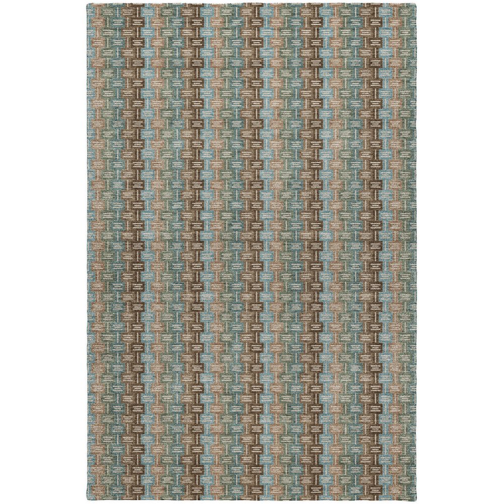 Luxury Washable Kenner KN3 Brown 3' x 5' Rug