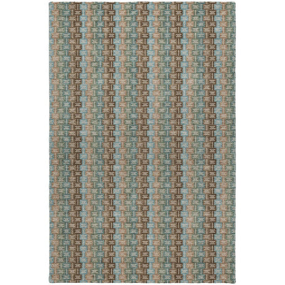 Luxury Washable Kenner KN3 Brown 3' x 5' Rug