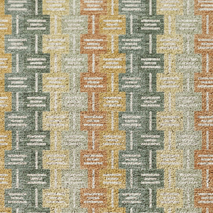 Luxury Washable Kenner KN3 Green 8' x 10' Rug
