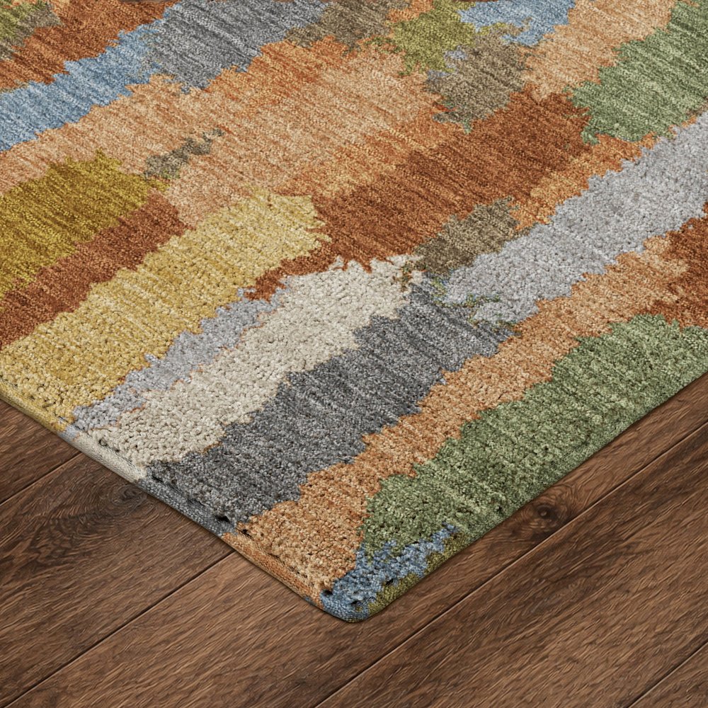 Luxury Washable Kenner KN6 Orange 2'6" x 3'10" Rug