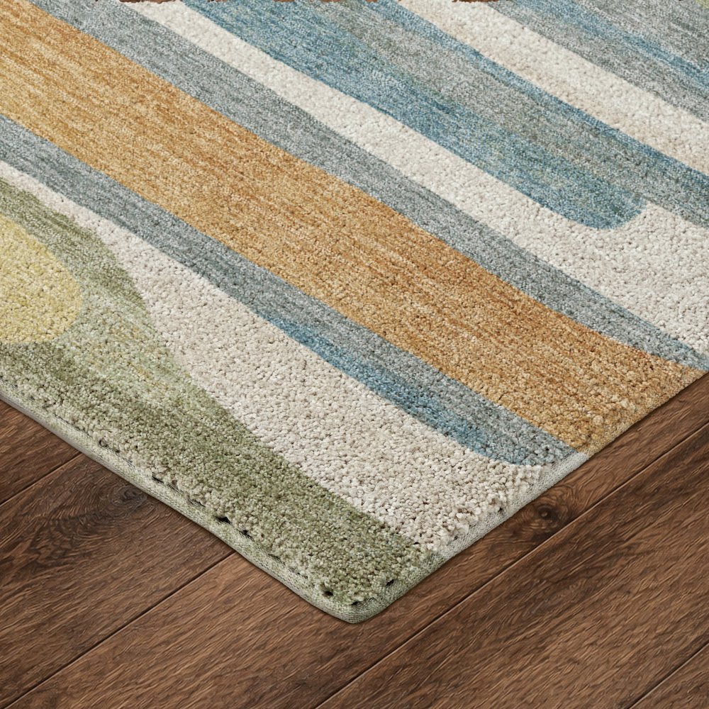 Luxury Washable Kenner KN7 Ivory 2'3" x 7'6" Runner Rug