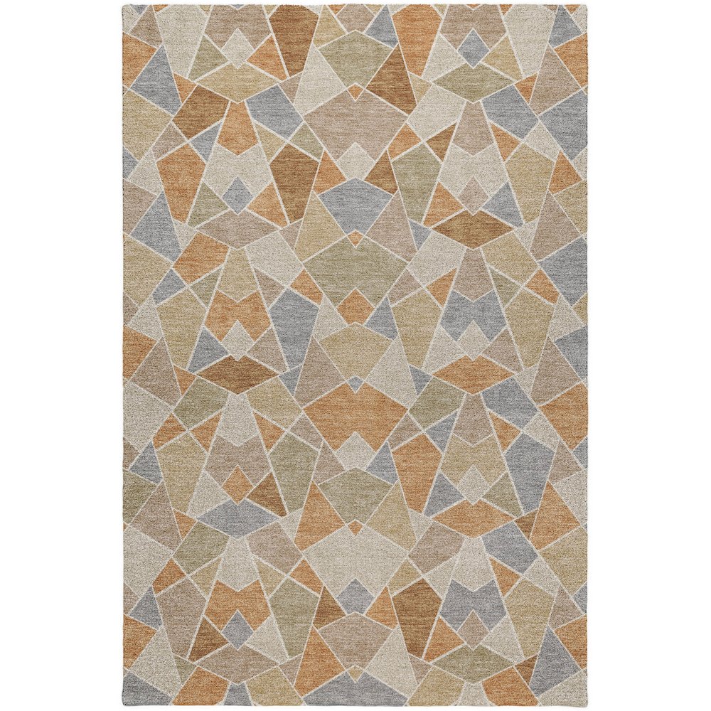 Luxury Washable Kenner KN8 Orange 10' x 14' Rug