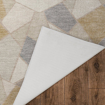 Luxury Washable Kenner KN8 Ivory 3' x 5' Rug