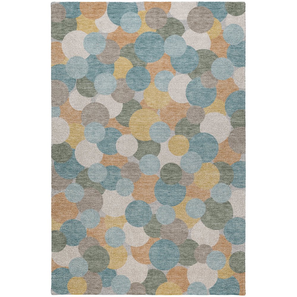 Luxury Washable Kenner KN9 Multi 3' x 5' Rug