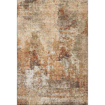 Luxury Washable Lumara LM2 Orange 2'6" x 3'10" Rug