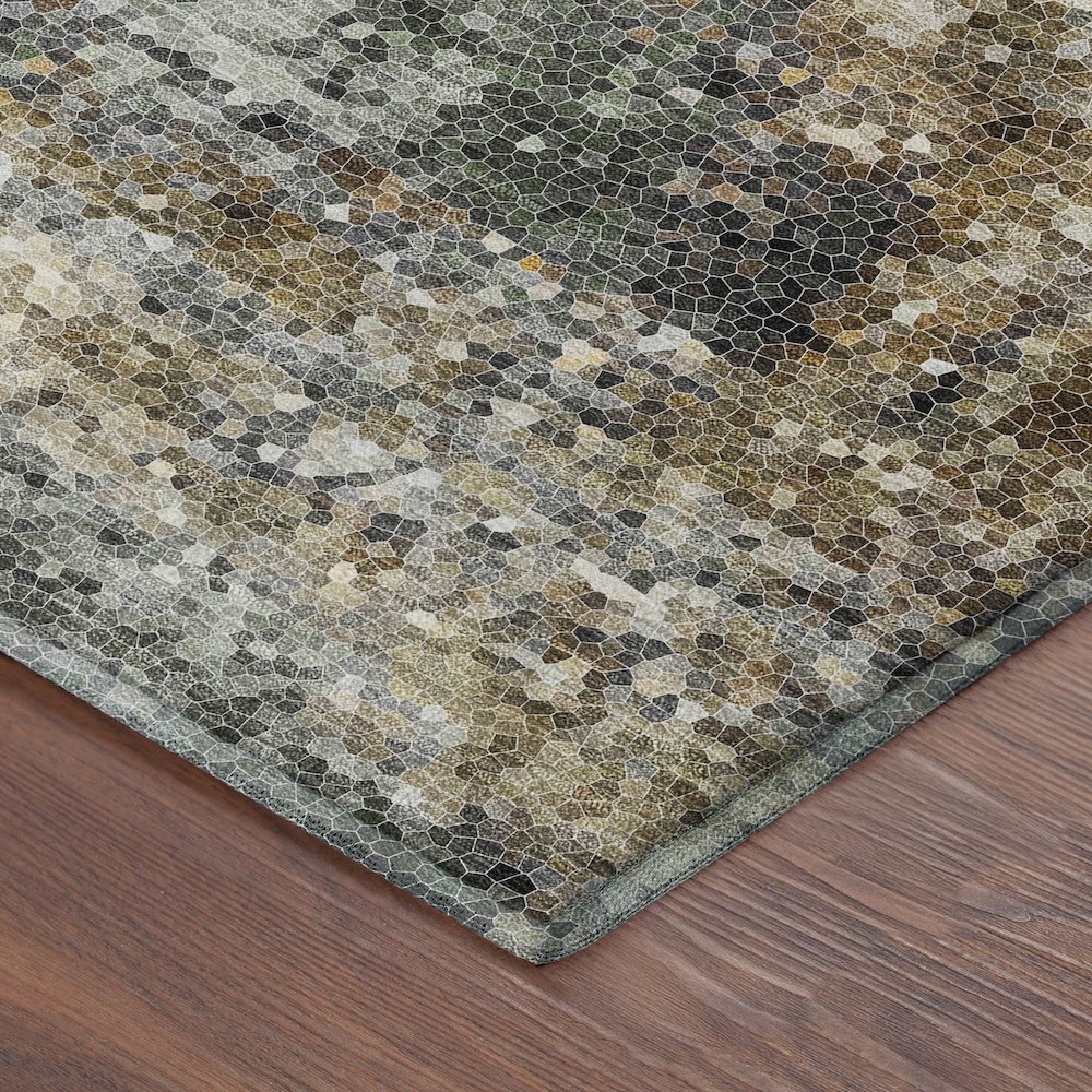 Luxury Washable Lumara LM2 Brown 3' x 5' Rug