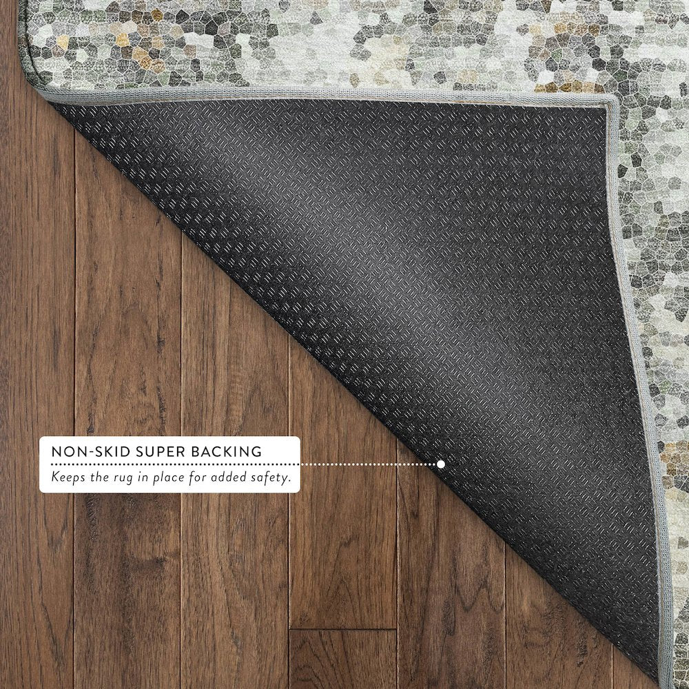 Luxury Washable Lumara LM2 Brown 5' x 7'6" Rug