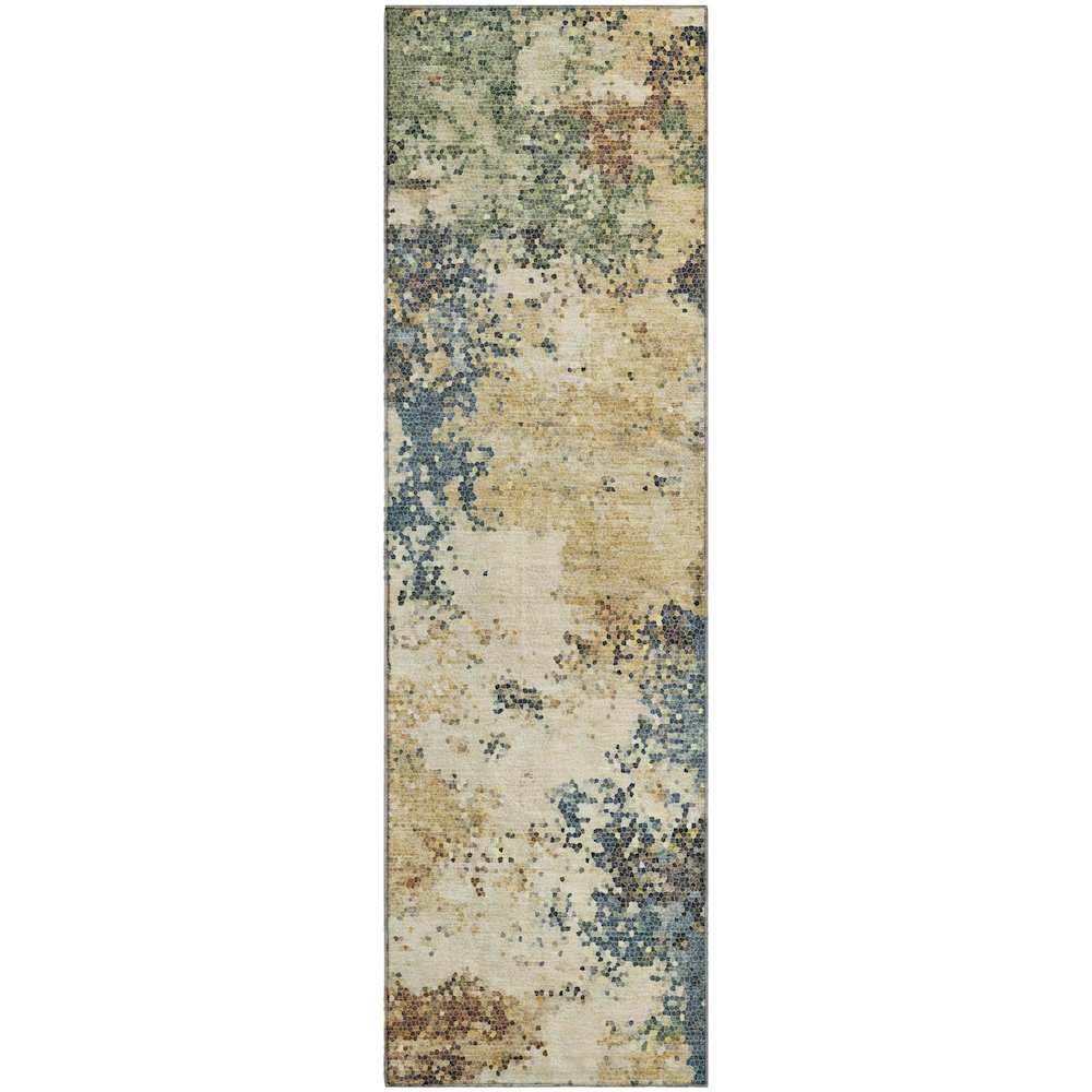 Luxury Washable Lumara LM4 Multi 2'3" x 7'6" Runner Rug