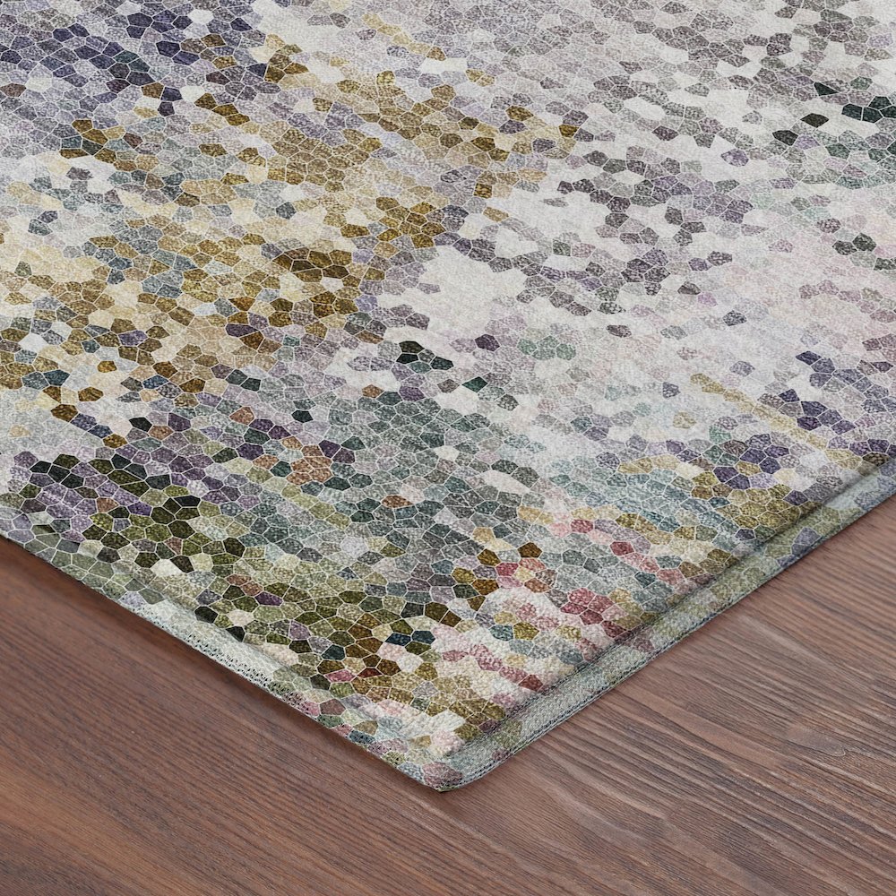 Luxury Washable Lumara LM5 Multi 8' x 8' Round Rug