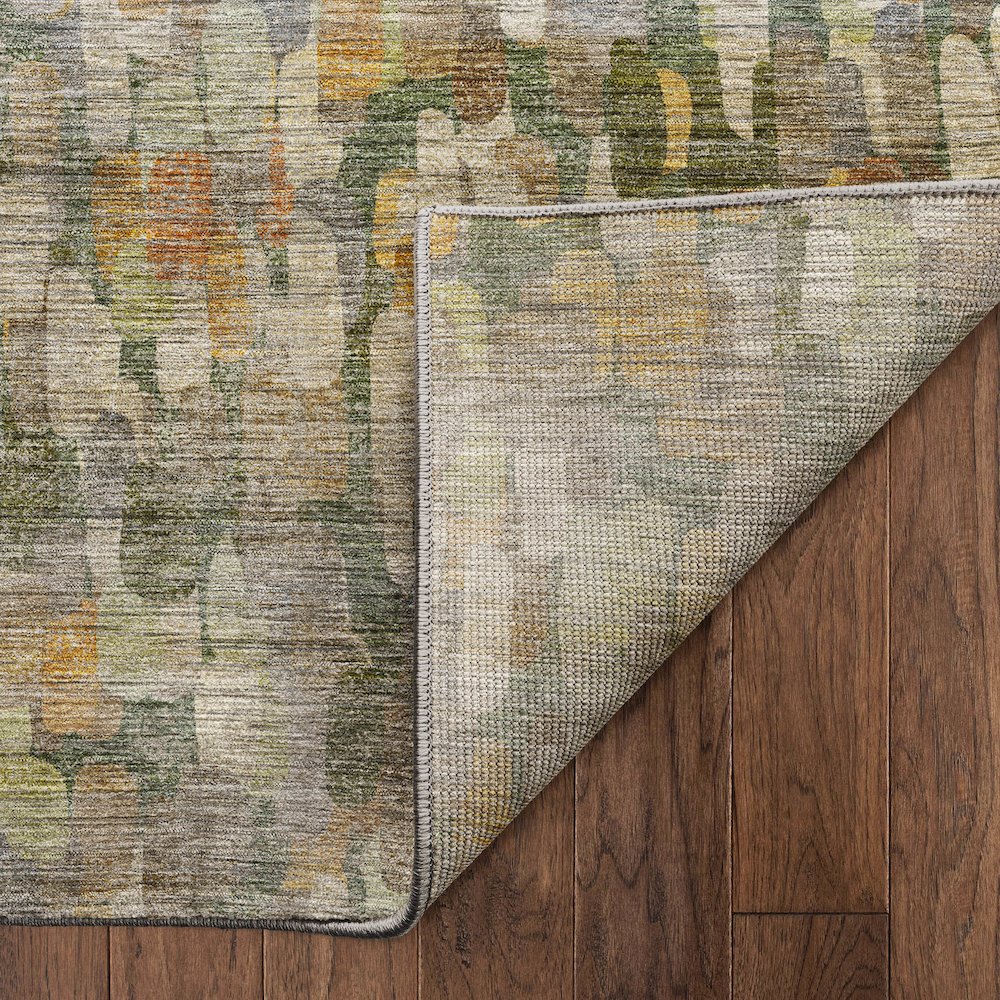 Machine Washable Nexus NX4 Green 8' x 8' Round Rug