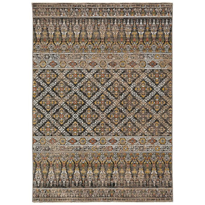 Odessa OD4 Charcoal 7'10" x 10' Rug