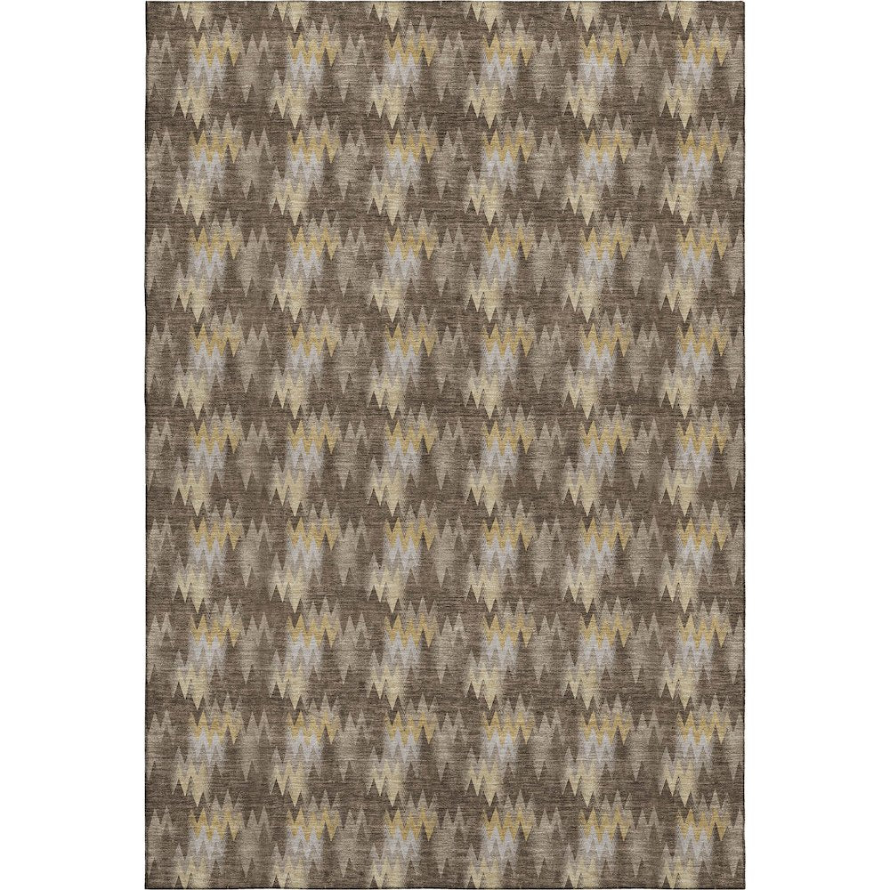 Luxury Washable Soft Essentials SE5 Brown 3' x 5' Rug