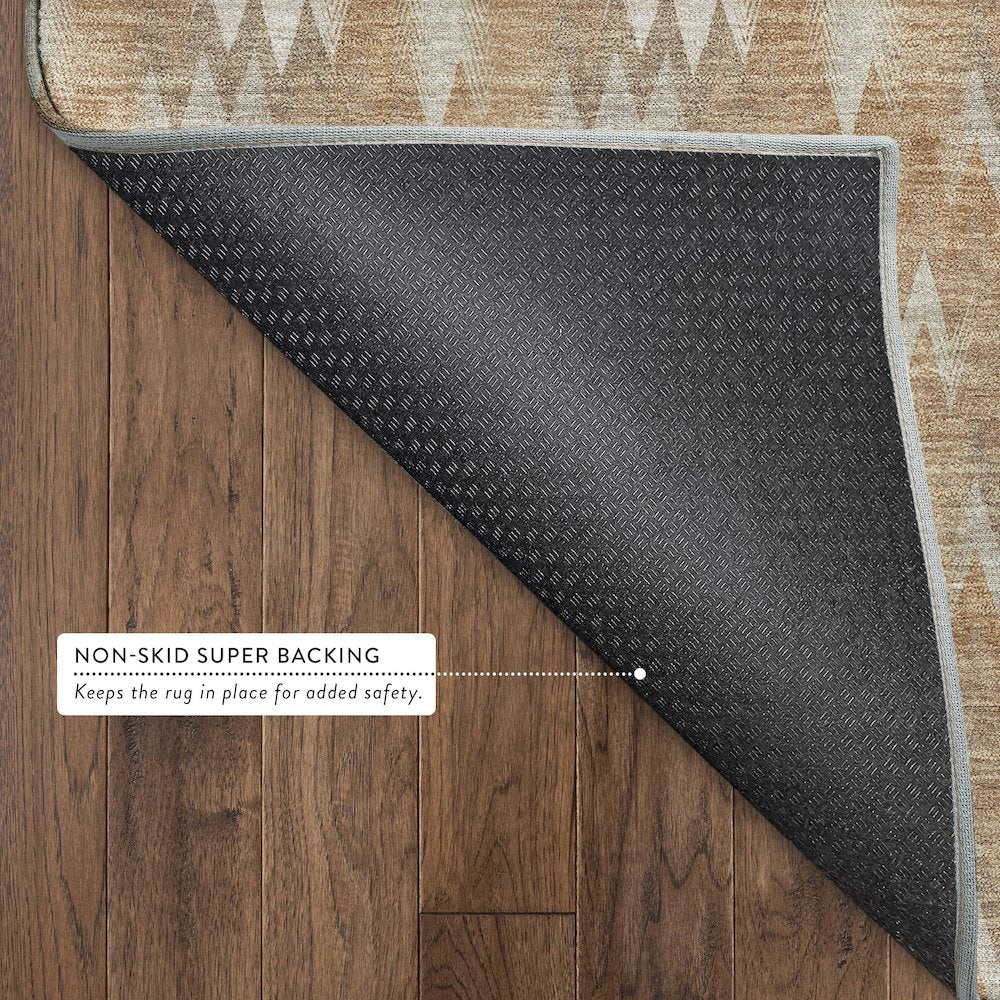 Luxury Washable Soft Essentials SE5 Orange 2'3" x 7'6" Runner Rug