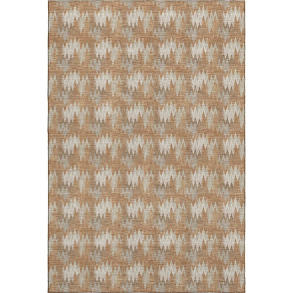 Luxury Washable Soft Essentials SE5 Orange 9' x 12' Rug