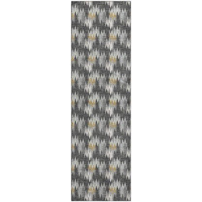 Luxury Washable Soft Essentials SE5 Gray 2'3" x 7'6" Runner Rug