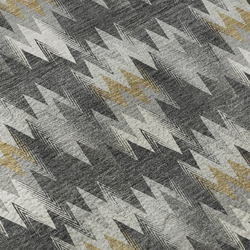 Luxury Washable Soft Essentials SE5 Gray 8' x 8' Round Rug