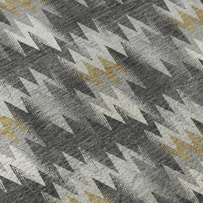 Luxury Washable Soft Essentials SE5 Gray 8' x 8' Round Rug