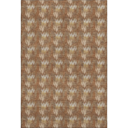 Luxury Washable Soft Essentials SE5 Orange 3' x 5' Rug