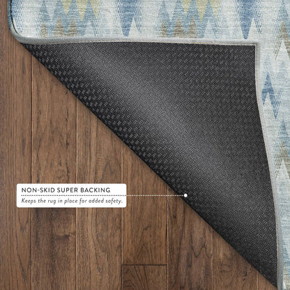 Luxury Washable Soft Essentials SE5 Multi 10' x 14' Rug