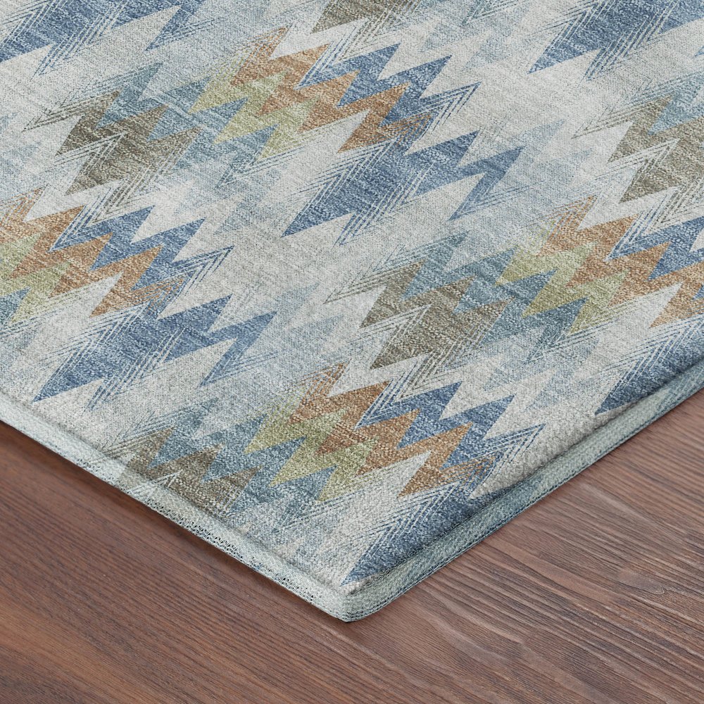 Luxury Washable Soft Essentials SE5 Multi 2'3" x 7'6" Runner Rug