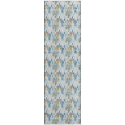 Luxury Washable Soft Essentials SE5 Multi 2'3" x 7'6" Runner Rug