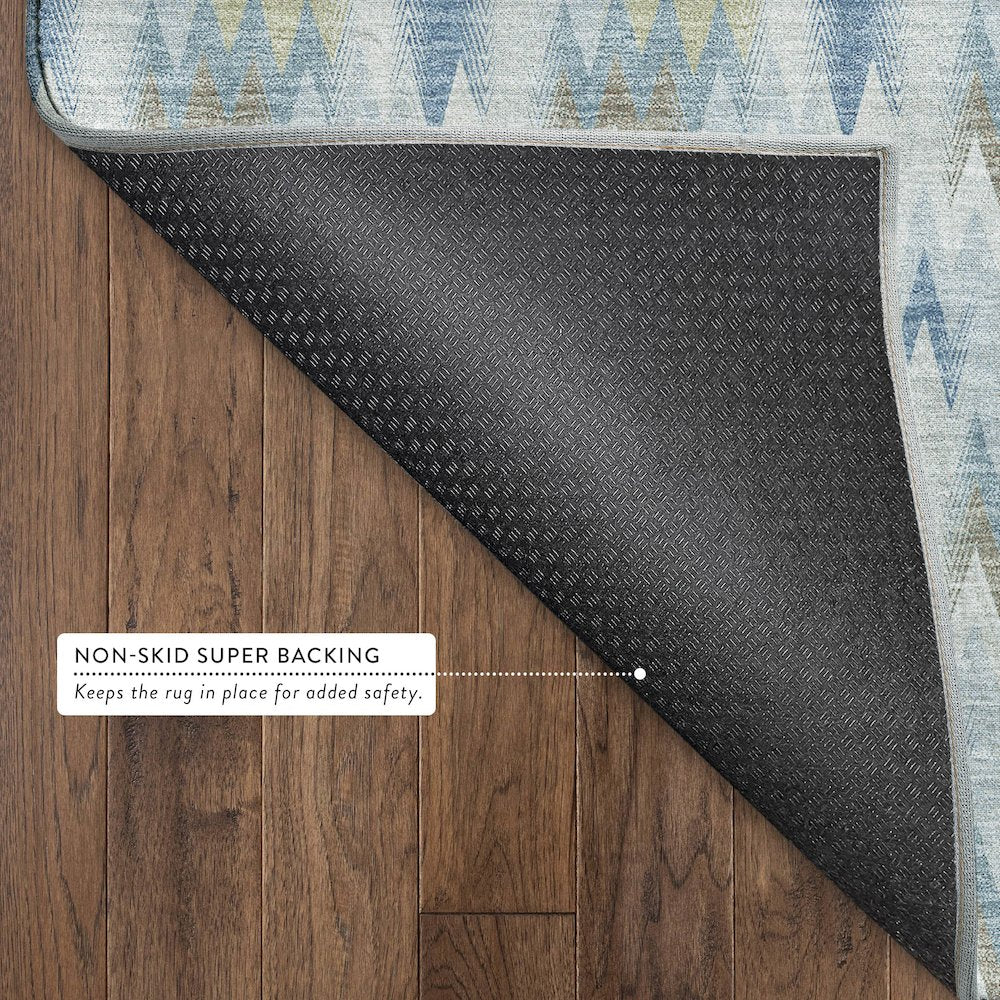 Luxury Washable Soft Essentials SE5 Multi 5' x 7'6" Rug