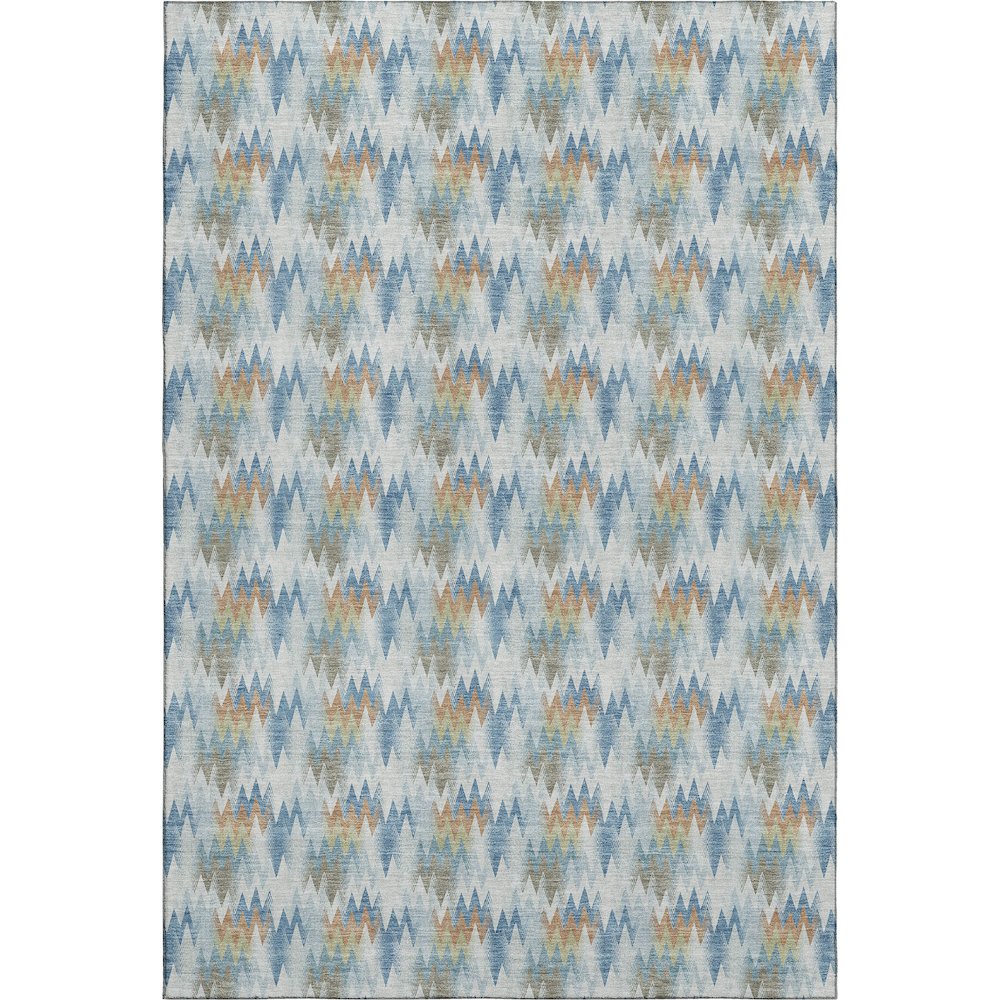 Luxury Washable Soft Essentials SE5 Multi 5' x 7'6" Rug