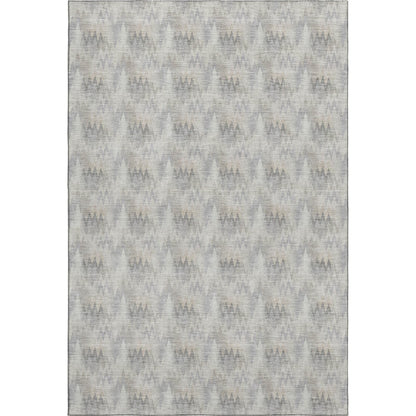 Luxury Washable Soft Essentials SE5 Gray 5' x 7'6" Rug
