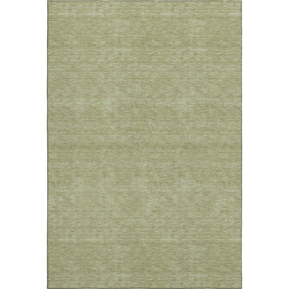 Luxury Washable Soft Essentials SE6 Green 9' x 12' Rug