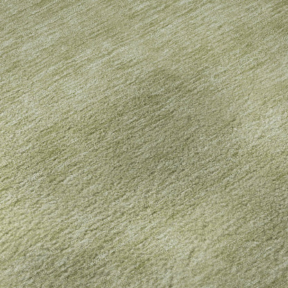 Luxury Washable Soft Essentials SE6 Green 9' x 12' Rug