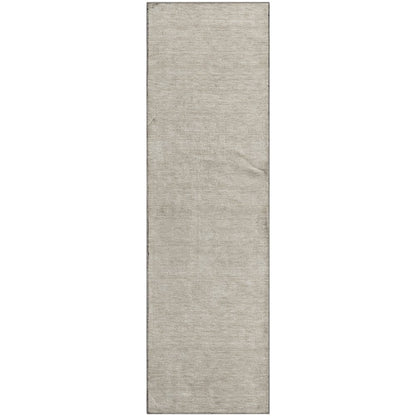 Luxury Washable Soft Essentials SE6 Brown 2'3" x 7'6" Runner Rug