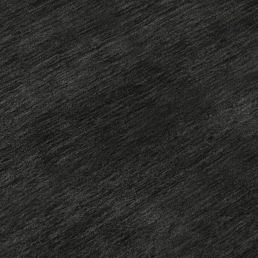 Luxury Washable Soft Essentials SE6 Black 2'3" x 7'6" Runner Rug